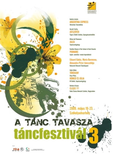 A tánc tavasza plakáty 2009 A tánc tavasza plakáty 2009